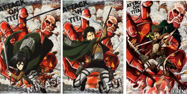 Eren_Levi_Mikasa_attack_on_titan_poster