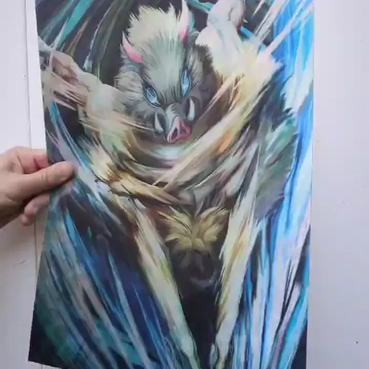 Tanjirou-Jenitsu-Inasuke 3D anime poster